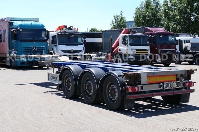 Swap body semitrailer FRUEHAUF BDF Multi-Chassis Liftachse SAF-Achsen
