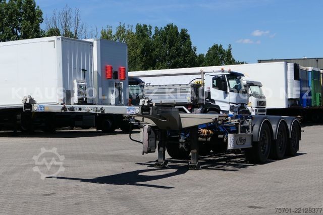 Swap body semitrailer FRUEHAUF BDF Multi-Chassis Liftachse SAF-Achsen