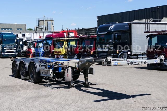 Swap body semitrailer FRUEHAUF BDF Multi-Chassis Liftachse SAF-Achsen