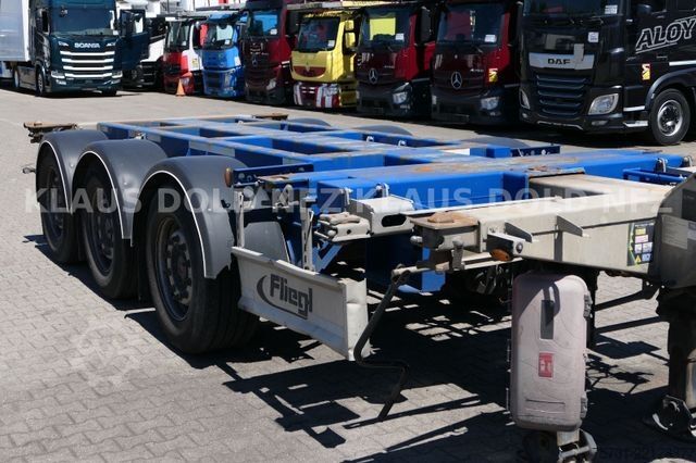 Swap body semitrailer FRUEHAUF BDF Multi-Chassis Liftachse SAF-Achsen