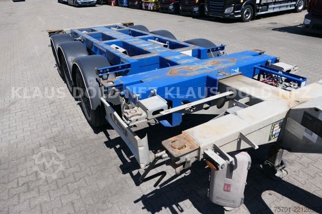 Swap body semitrailer FRUEHAUF BDF Multi-Chassis Liftachse SAF-Achsen