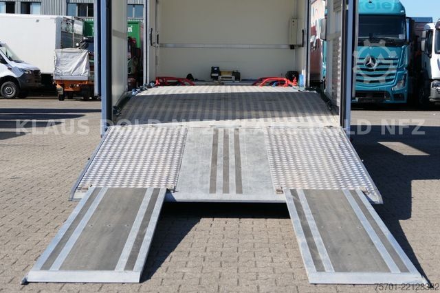 Car carrier truck MERCEDES-BENZ Atego 924 geschloss. Autotransporter Standklima