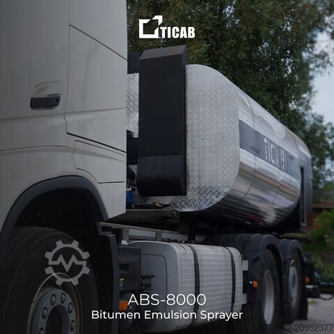 Mastic asphalt sprayer TRADE INDUSTRIAL COMPANY AB SP. Z O.O. Bitumen Emulsion Sprayer 8000 L