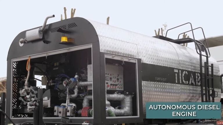 Mastic asphalt sprayer TRADE INDUSTRIAL COMPANY AB SP. Z O.O. Bitumen Emulsion Sprayer 8000 L