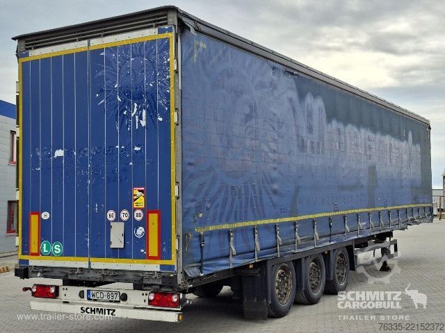 Auflieger mit Pritsche & Plane Schmitz Cargobull Curtainsider Mega
