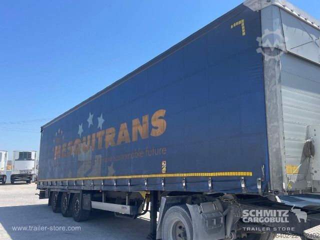 Auflieger mit Pritsche & Plane Schmitz Cargobull Semitrailer Curtainsider Mega