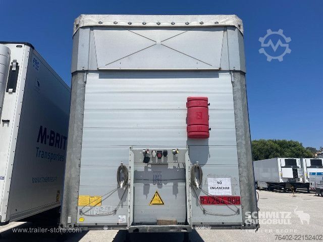 Auflieger mit Pritsche & Plane Schmitz Cargobull Semitrailer Curtainsider Mega