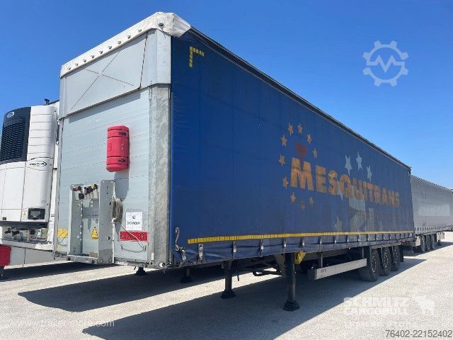 Auflieger mit Pritsche & Plane Schmitz Cargobull Semitrailer Curtainsider Mega