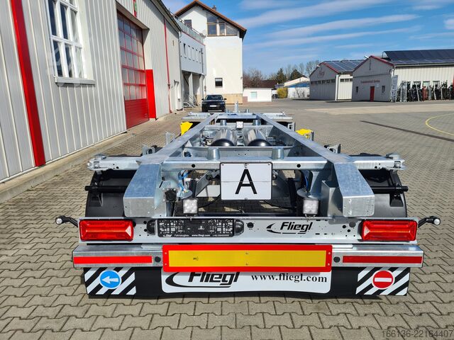 Trailer Swap Chassis Fliegl 2-Achs Wechselanhänger ZWP 180 Mega-EL