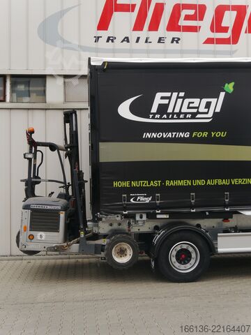 Trailer Swap Chassis Fliegl 2-Achs Wechselanhänger ZWP 180 Mega-EL