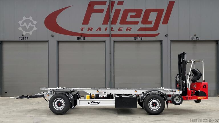 Trailer Swap Chassis Fliegl 2-Achs Wechselanhänger ZWP 180 Mega-EL