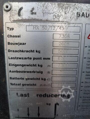 Seitenstapler Baumann zijlader / sideloader HX 50/12/45 5000 kg