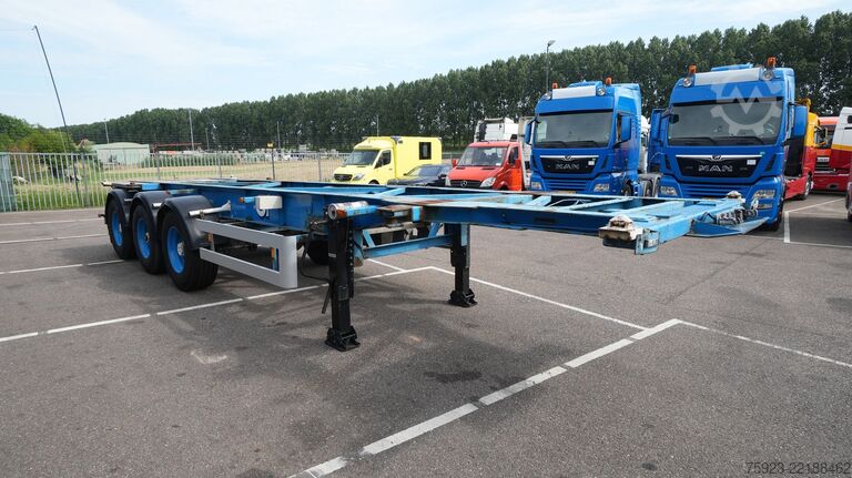 Container transportation Van Hool 3 Axle container chassis 20/30ft