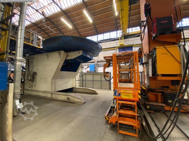 Rotary Welding Table - Round Surface HEUEN - CLOOS Roboterschweißanlage