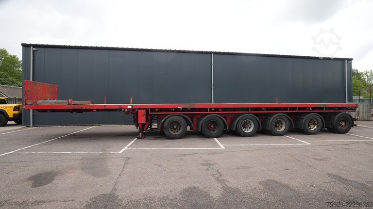 Nooteboom 6 axle counterweight flatbed trailer Nooteboom 6 AXLE COUNTERWEIGHT FLATBED TRAILER