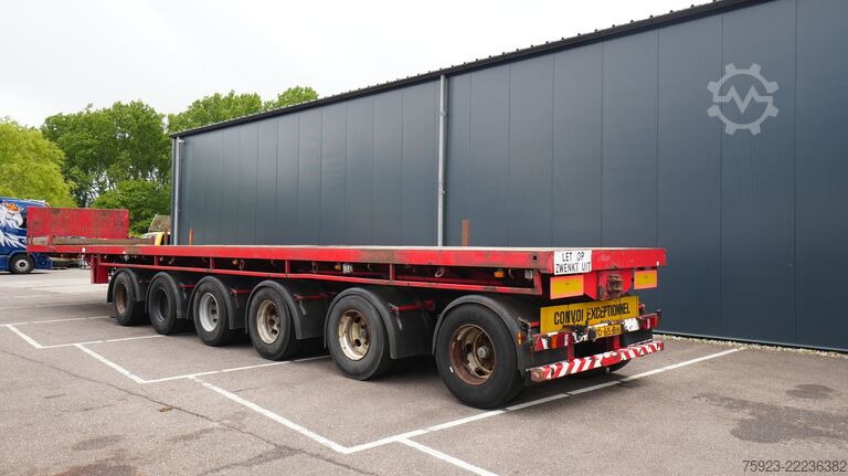 Nooteboom 6 axle counterweight flatbed trailer Nooteboom 6 AXLE COUNTERWEIGHT FLATBED TRAILER