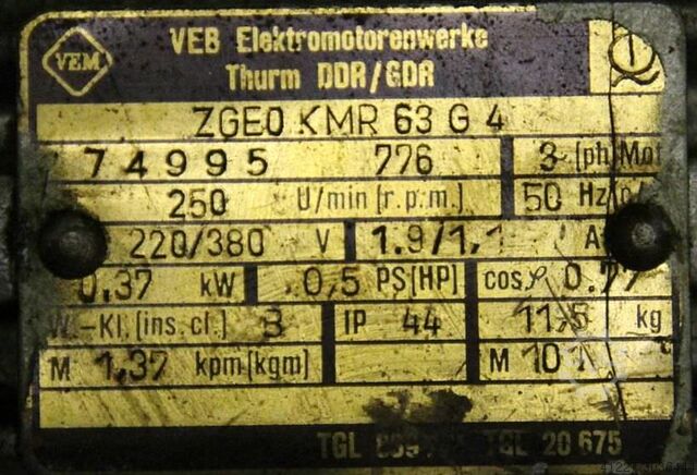 Übergabe Station unbekannt Spindelhub 850 mm