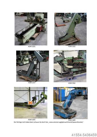 Chip conveyor Bürener Maschinenfabrik 830331