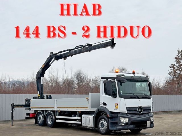 Autokran MERCEDES-BENZ ANTOS 2540* HIAB 144 BS - 2 HIDUO /FUNK