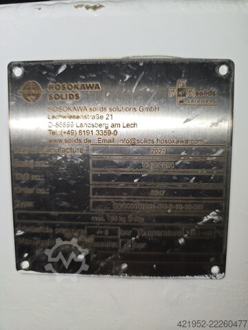 Gravimetric precision dosing device HOSOKAWA solids solutions GmbH DSA 45