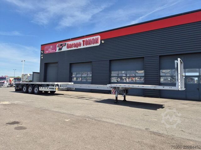 Flatbed semitrailers Lecitrailer PLATEAU TWISTLOCKS EXTENSIBLE