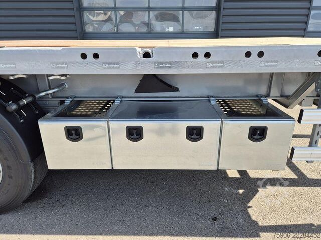 Flatbed semitrailers Lecitrailer PLATEAU TWISTLOCKS EXTENSIBLE