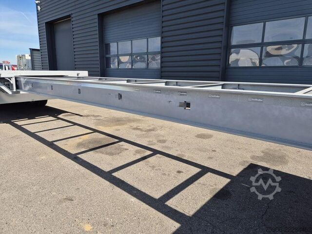 Flatbed semitrailers Lecitrailer PLATEAU TWISTLOCKS EXTENSIBLE
