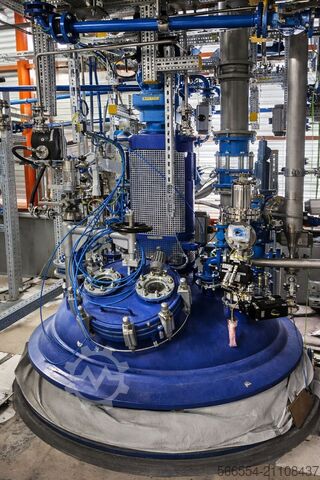 Rühr- und Mischanlage 3V Tech Italien BE 2500 Rührbehälter Stahl Email