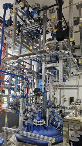 Rühr- und Mischanlage 3V Tech Italien BE 2500 Rührbehälter Stahl Email