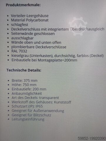 Distribution cabinet Eaton CI48-200 CI43-150 IM4-CI48 FL4-4