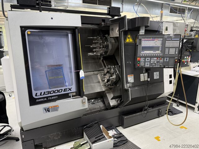 CNC lathe OKUMA LU 3000 EX 2 SIMUL TURN