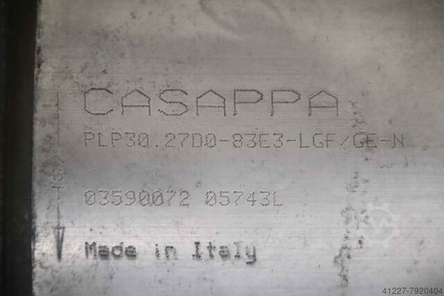 Hydraulic pump Casappa PLP30.27DO-83E3-LGF/GE-N