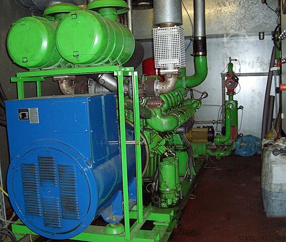 Combined Heat and Power Plant MAN/Daimler Benz/Krauter 12 Zylinder/8 Zylinder