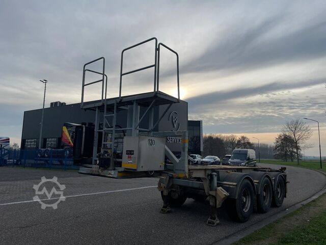 Container transport LAG O-3-CC 90 20FT Tip/Kip Chassis / 24 Volt Engine...