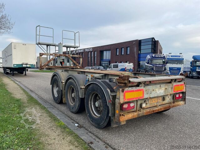 Container transport LAG O-3-CC 90 20FT Tip/Kip Chassis / 24 Volt Engine...