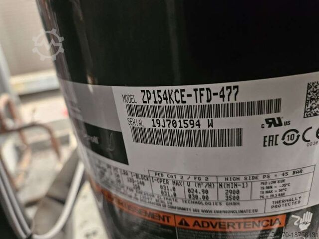 Kältemaschine/Wärmepumpe New AIRCOOLED chiller Climaveneta NR N LN CA 0262P 70.25 kW/73.12 kW