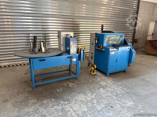 Kreis- und Schleif-Kaltsägemaschinen Clavel TA177 automatic cutting of metal reinforced hoses