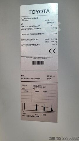 Hochhubkommissionier BT OME 100 H - Hochhubkommissionier