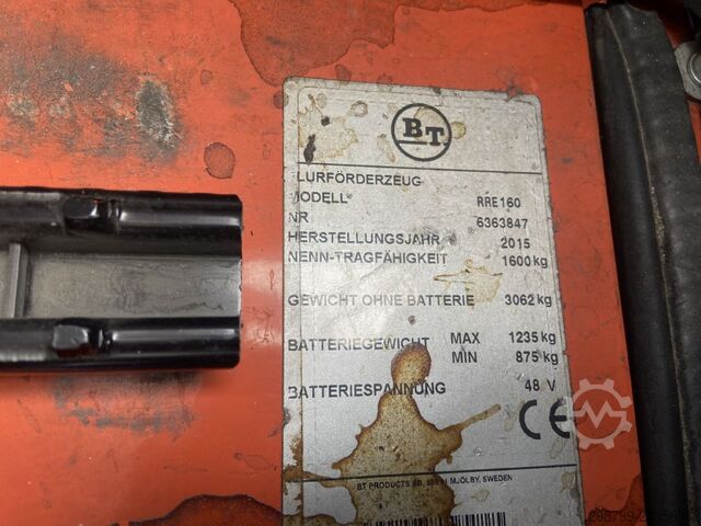 Schubmaststapler BT RRE 160