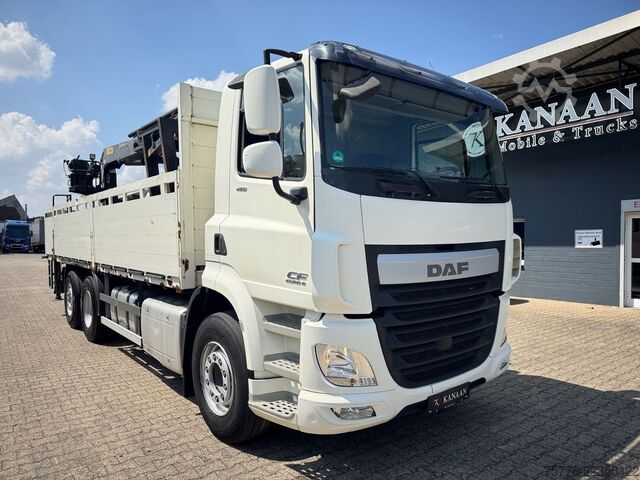 Truck mounted crane DAF CF 460  6x2  Baustoff Palfinger PK18001L