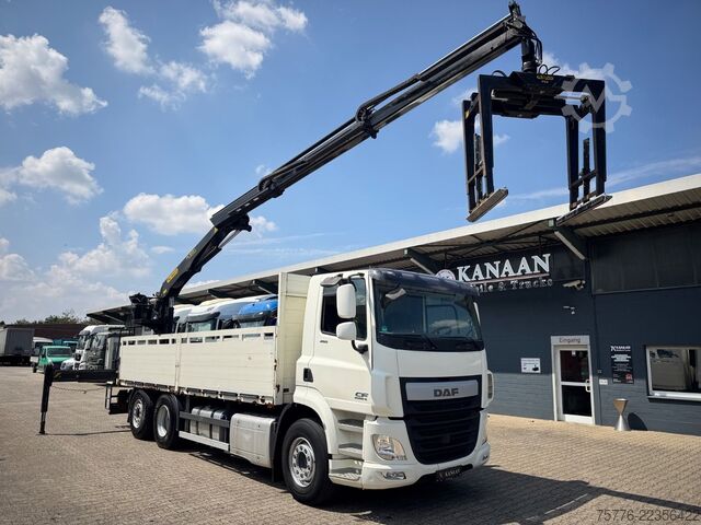 Truck mounted crane DAF CF 460  6x2  Baustoff Palfinger PK18001L
