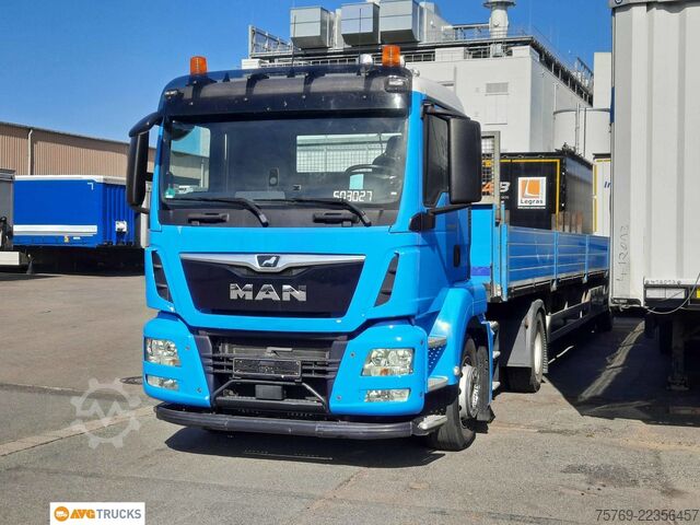 Open semitrailer  1-Achs Auflieger 12,8 m Drehschemellenkung