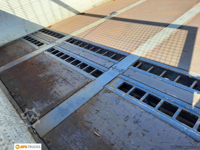Open semitrailer  1-Achs Auflieger 12,8 m Drehschemellenkung