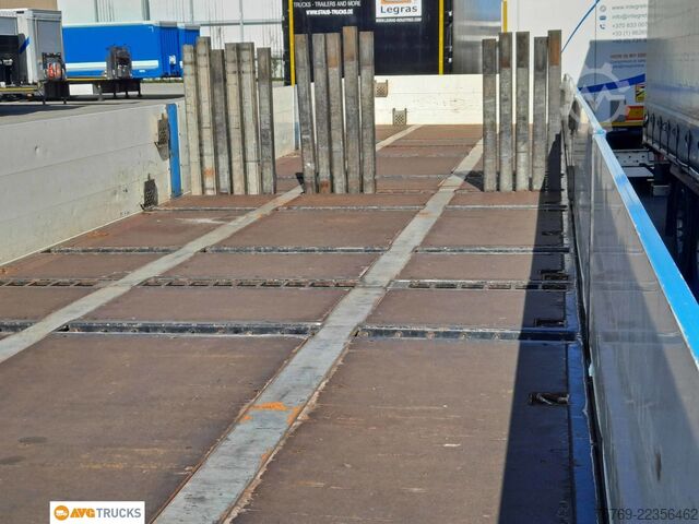 Semitrailer  1-Achs Auflieger 12,8 m Drehschemellenkung
