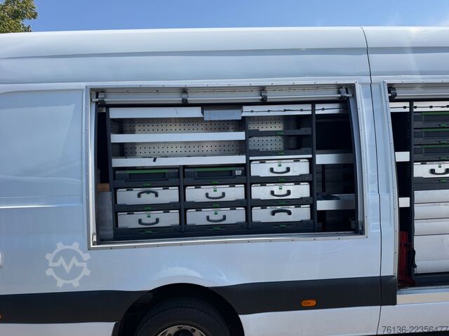 High top van MERCEDES-BENZ Sprinter 516 CDI Maxi Klima LED Werkstatt Standh