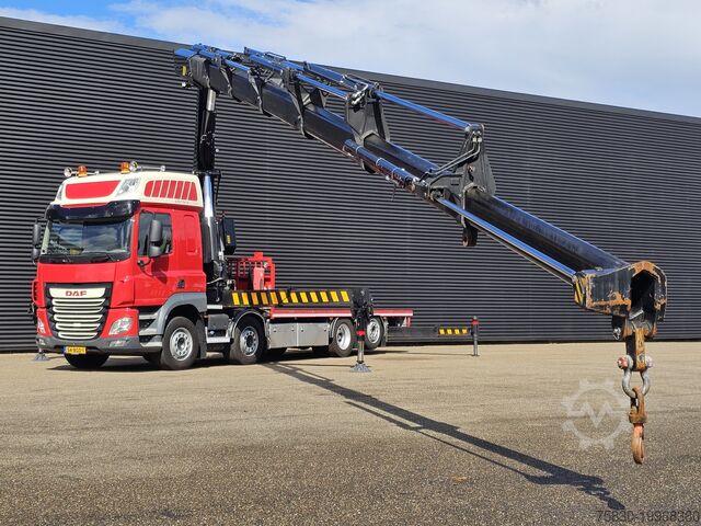 Crane truck DAF CF 460 8x2/6 / FASSI 82 t/m CRANE / KRAN - 18.3...