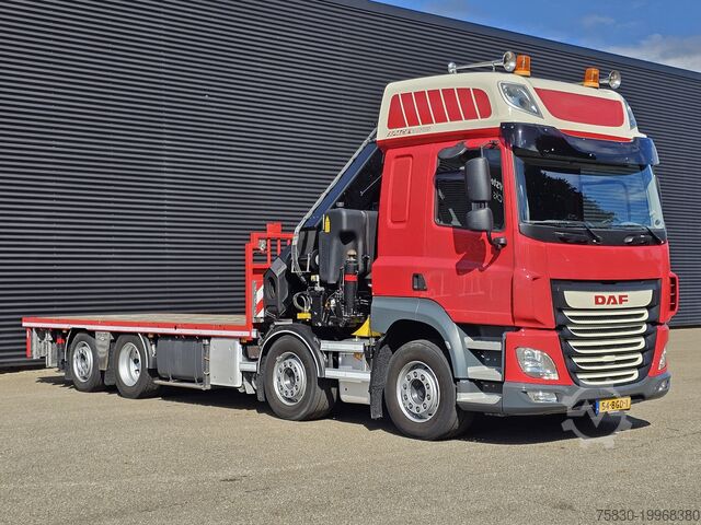 Crane truck DAF CF 460 8x2/6 / FASSI 82 t/m CRANE / KRAN - 18.3...