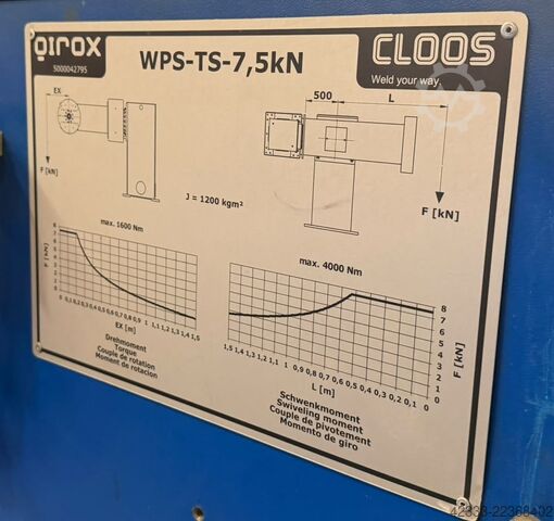 Floor track system Cloos Qirox Roboter auf Hochfahrbahn