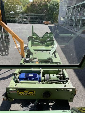 Remote-controlled tensioning trailer MÖHRINGER ROBOCONTROL