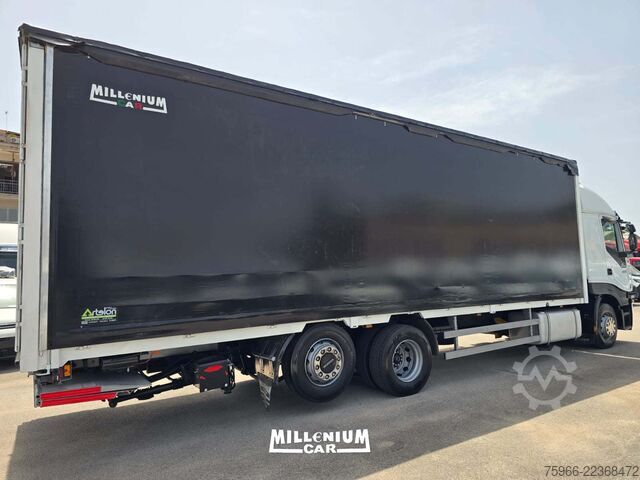 Curtain sider van Iveco STRALIS 400 CENTINATO 9,60 A/BASSA SPOND